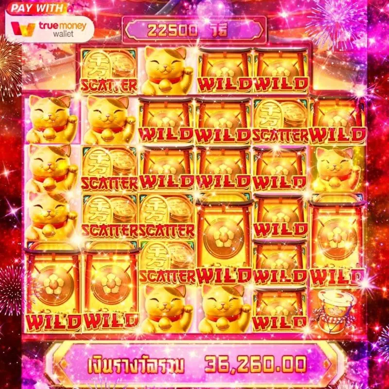 Lucky Neko (PG SLOT) – แมวนำโชค 